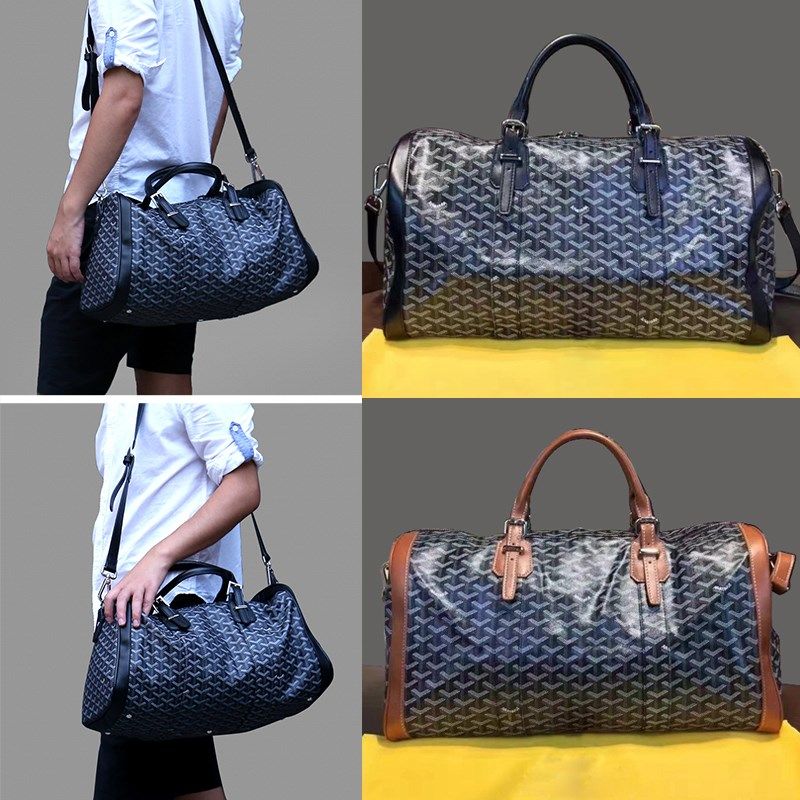 吴亦凡单肩goyard行李登机手提旅行包男单戈雅同款旅行袋