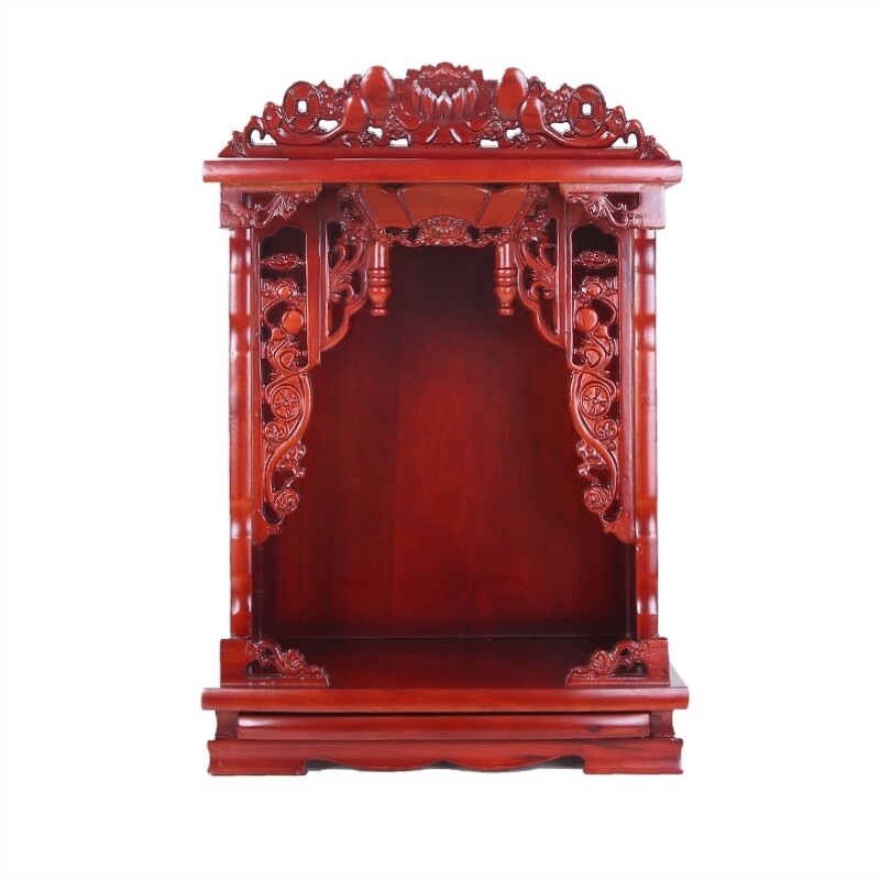 莲花供奉灶司土地保家药师花柱灶神供台吊柜佛柜