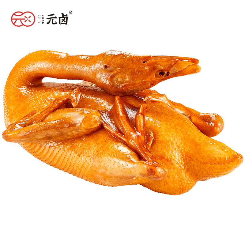 松发元卤手卤水鸭整只下酒酒菜潮汕休闲小吃午餐鸭肉零食