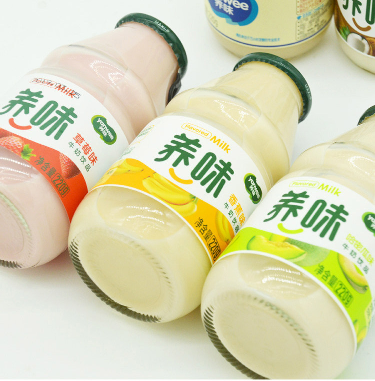 养味果味牛奶6瓶草莓香蕉学生早餐椰奶脱脂含乳饮料