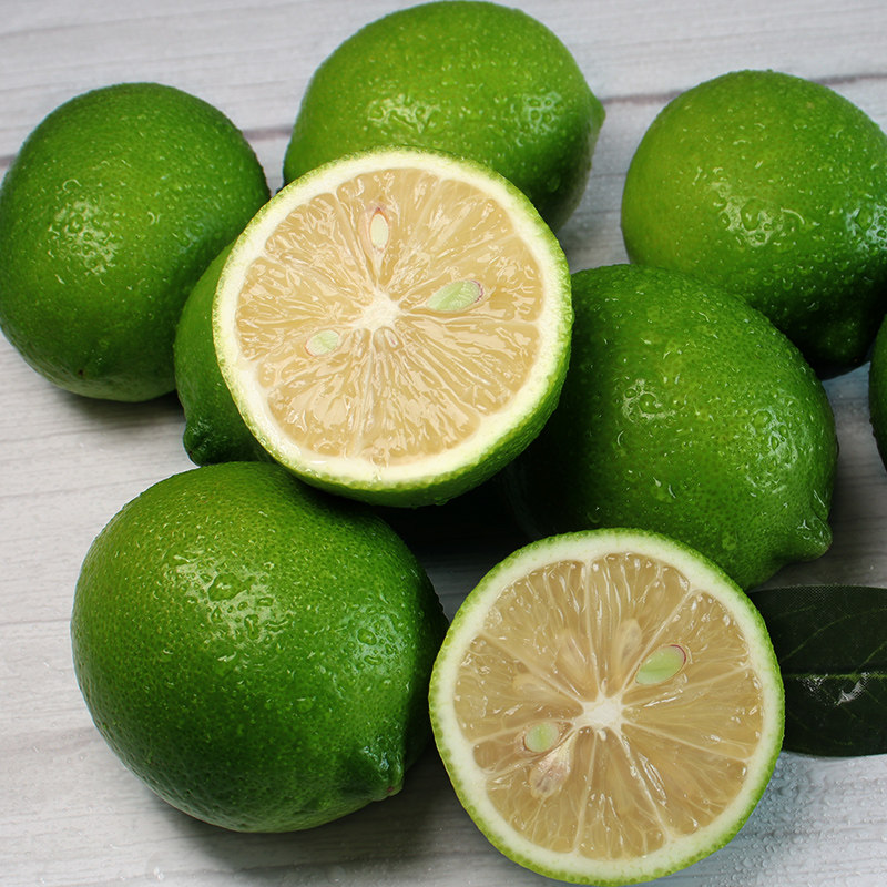 四季台湾四季青青柠檬24斤原箱屏东优力克柚香绿宝石柠檬