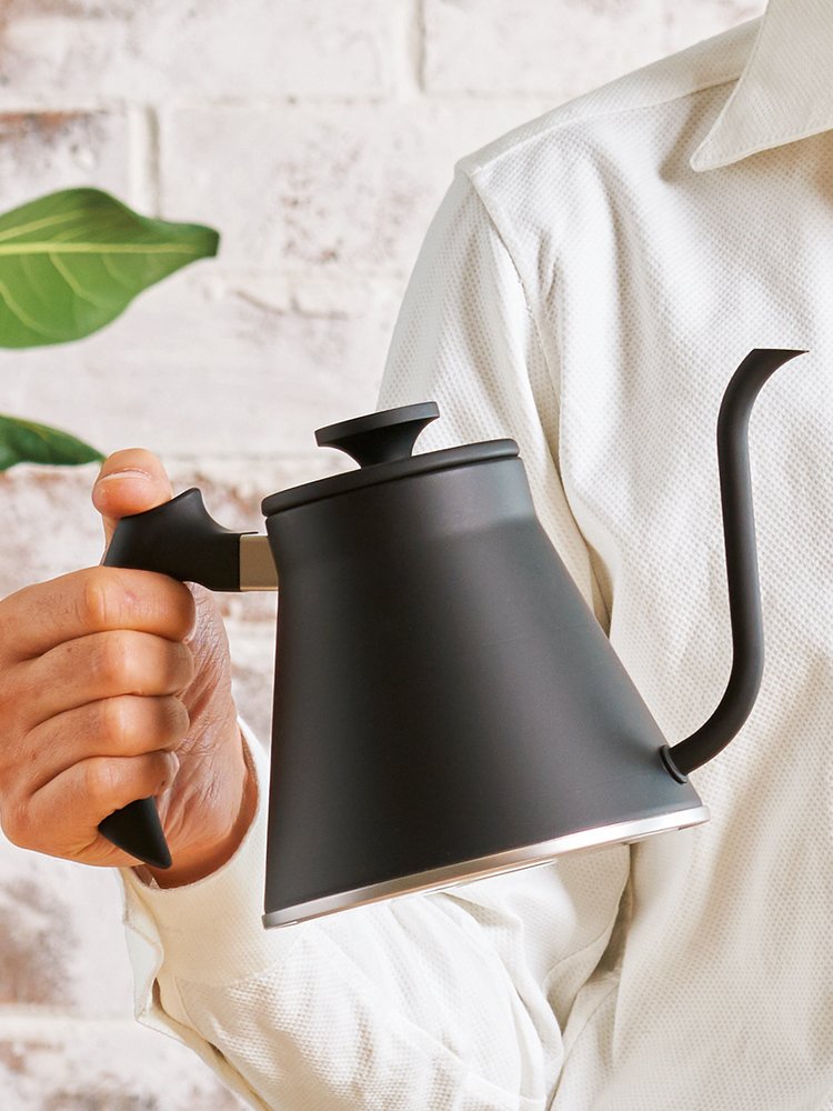 日本进口长嘴细口不锈钢滴漏式手冲咖啡壶烧水壶咖啡器具vkf