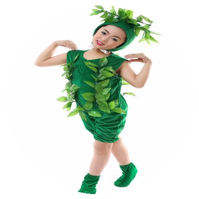 舞台春季连体小花服装童话剧情景剧夏季表演大树儿童演出服