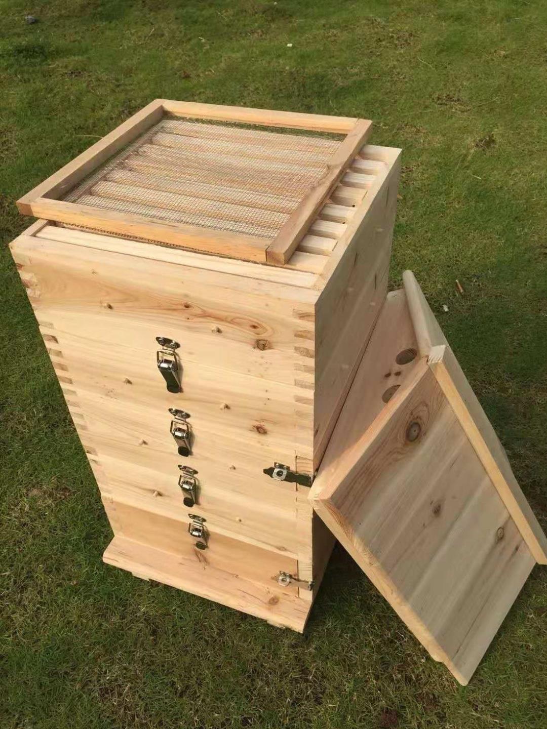 别墅款蜂箱煮蜡蜂箱中蜂箱子格子蜂箱土蜂箱新款蜜蜂箱子