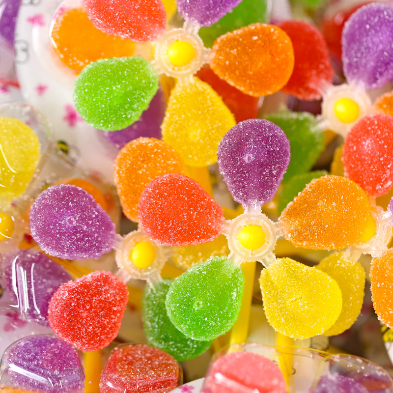 > 幼儿园分享儿童糖果小朋友零食棒棒糖创意卡通软糖多口味可爱礼物