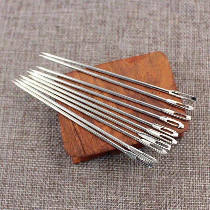 s打包针麻袋针铁针编织袋蛇皮袋封口针长针大号大孔缝包针粗针大