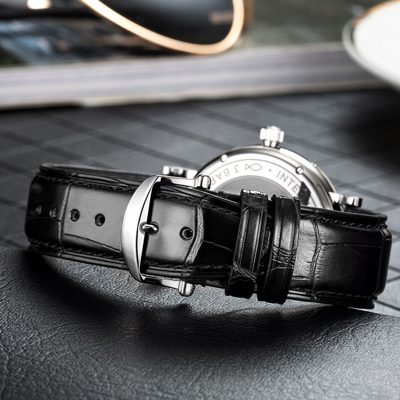 表带子沐适用于iwc万国原装葡计葡萄牙柏涛菲诺配件