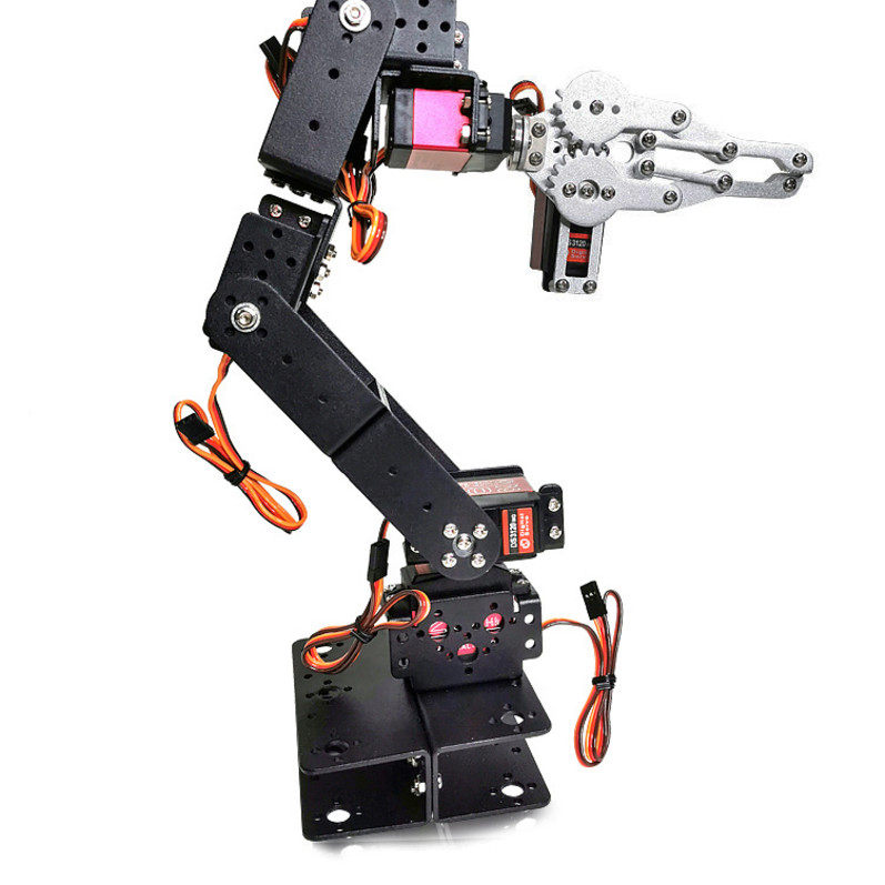机械自由度舵机云台支架平台配件机器人机械手手臂机器人