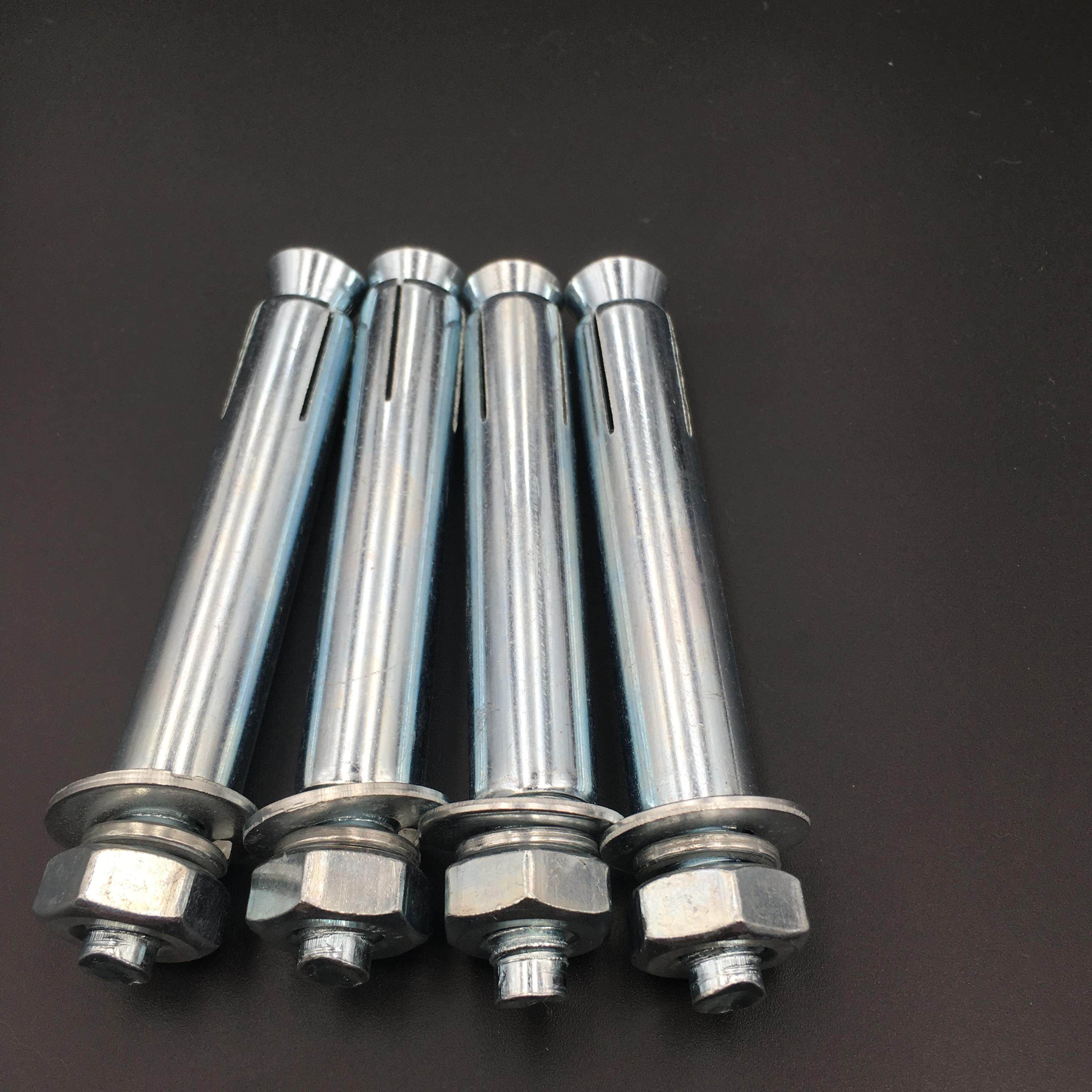 膨胀螺丝加长镀锌螺栓金属胀栓拉空调m6m8m10m12膨胀螺丝