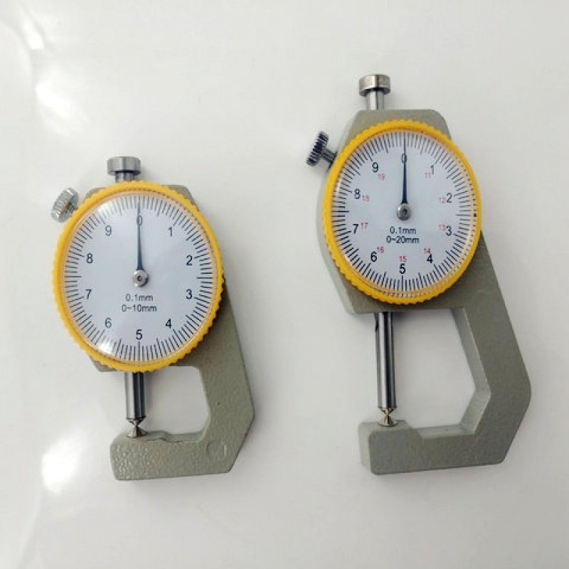 测厚仪数显测厚规厚度表0-10-20-30mm平头尖头测厚仪