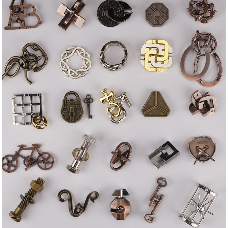 puzzle锁 o玩具1解环三角链解锁学生高智商解密玩具 - 痕风的起点