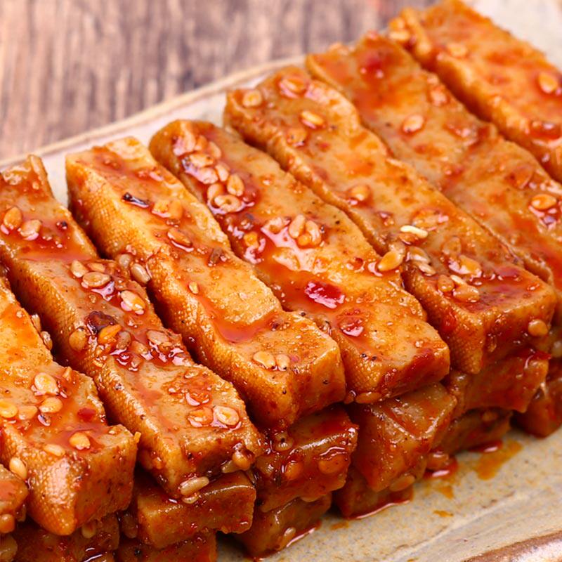 湖南特产香辣超辣豆干柴火香干麻辣豆腐干125g豆腐干