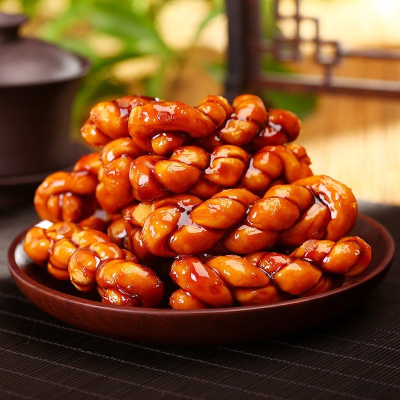 红糖麻花义乌特产手工小麻花网红零食散装正宗冲饮麦片