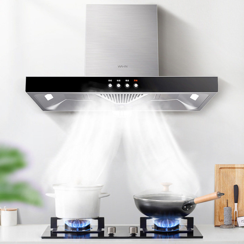 烟机美的出品华凌h2s吸抽抽烟大吸力排欧式油烟机