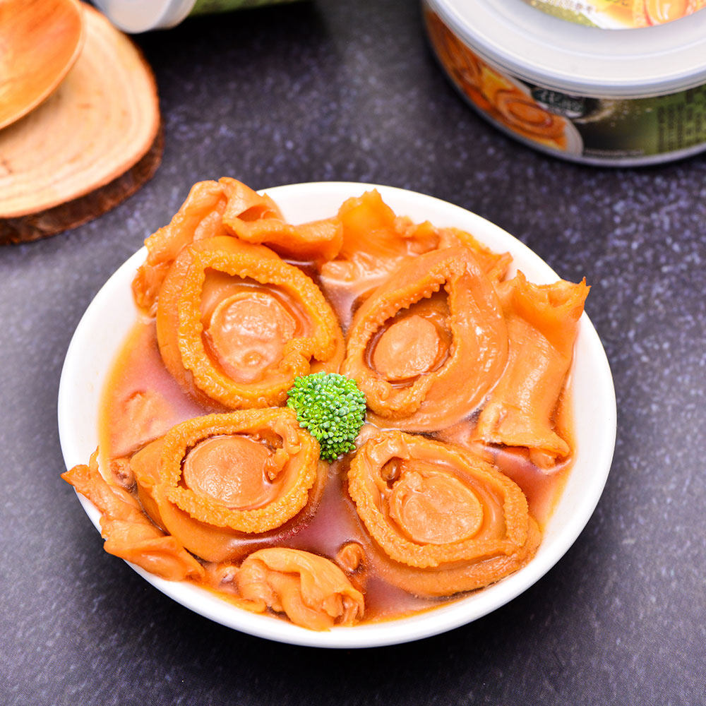 上环安记海味高汤红烧花胶鲍鱼4只加热佛跳墙即食非金汤165g罐头