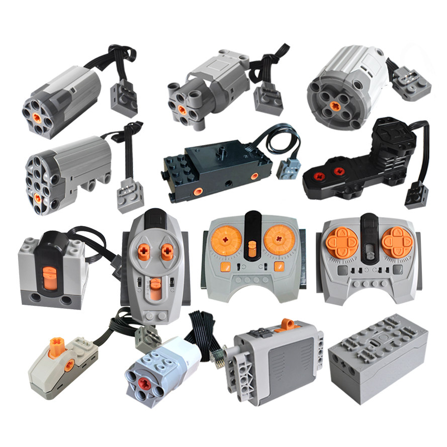 匹配wedo2.0电动马达moc改装电机编程动力电池塑料积木