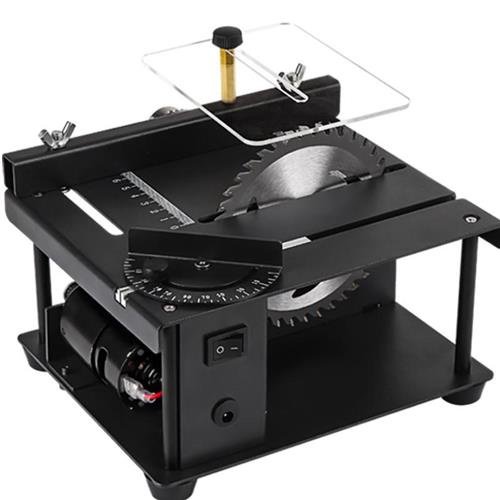 小型迷你切玉石多功切割迷你微型台磨机精密电锯台锯