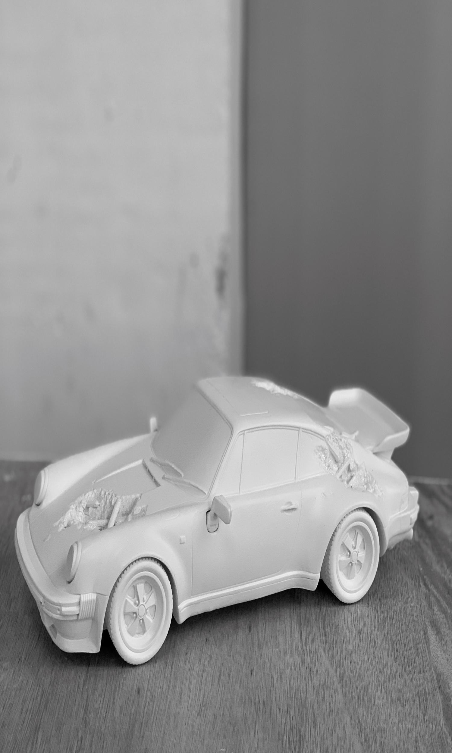 danielarsham侵蚀保时捷911turbo汽车模型雕塑潮玩桌面摆件摆件