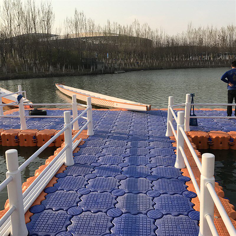水上浮动平台塑料浮筒浮箱摩托艇泊位浮桥码头其他