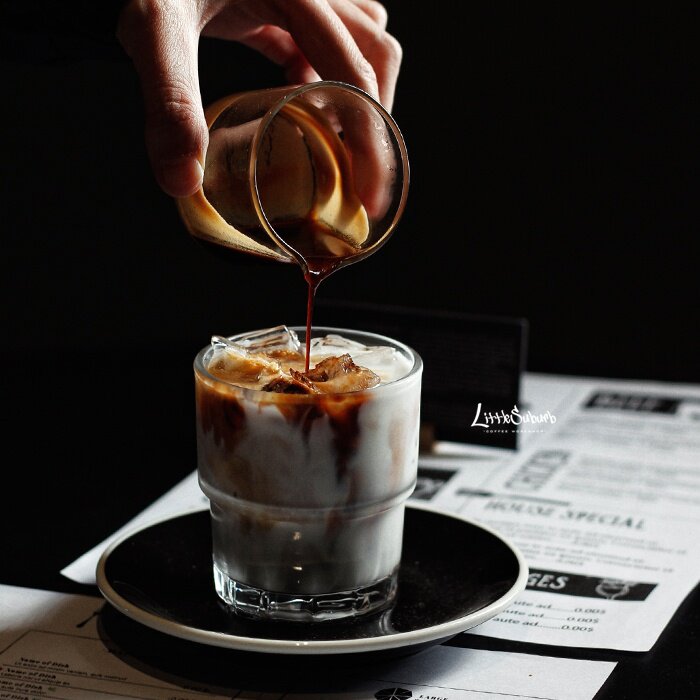 小西西郊nh120毫升单嘴espresso意式浓缩咖啡玻璃杯咖啡杯