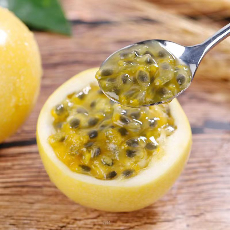 福建黄金百香果2斤钦蜜9号新鲜水果黄皮原浆百香果