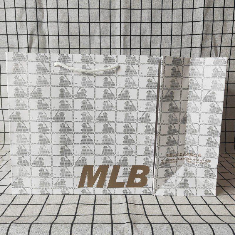 现货mlbny洋基队白牛皮牛皮纸袋手提袋包装袋购物礼品袋