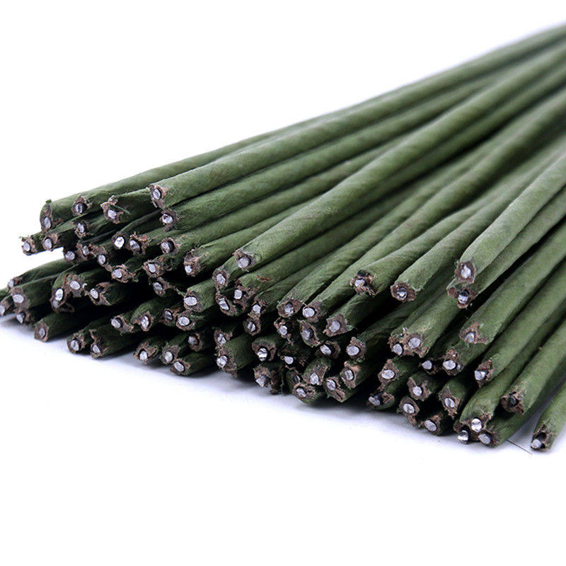 花杆2号8号牡丹diy手工绿花材料花材丝网花杆