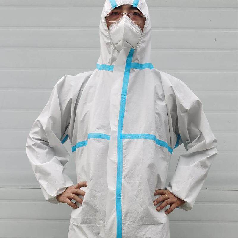 隔离安全防护衣服3000款服压防护服一次性连体厚服防护服