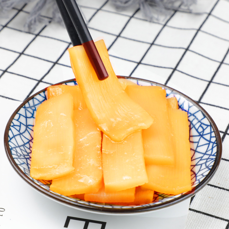日式即食新鲜笋片寿司料理味付麻笋日本拉面寿司料理