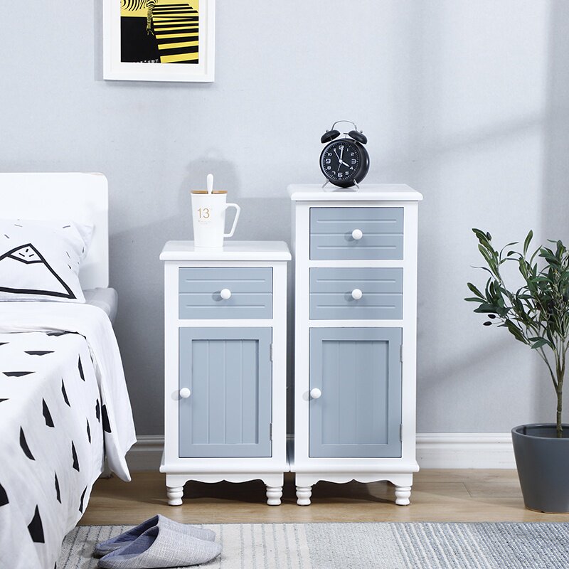 室30cm实易纳收25缝柜头床窄木宽简边夹你柜迷卧简超小柜20约