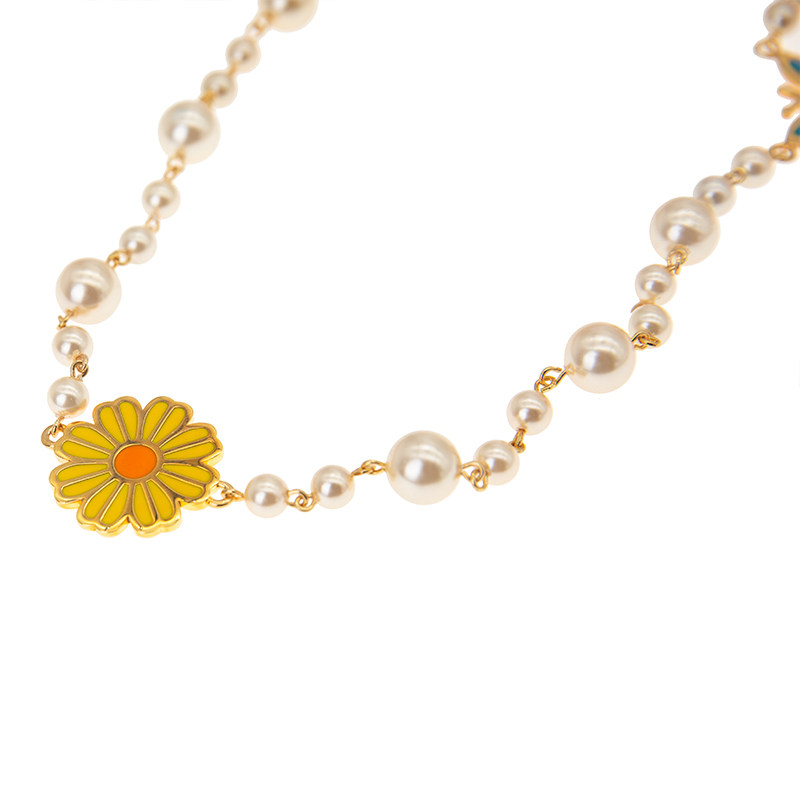 stugazi蝴蝶项链雏菊长款吴亦凡亦凡万阿紫同款项链