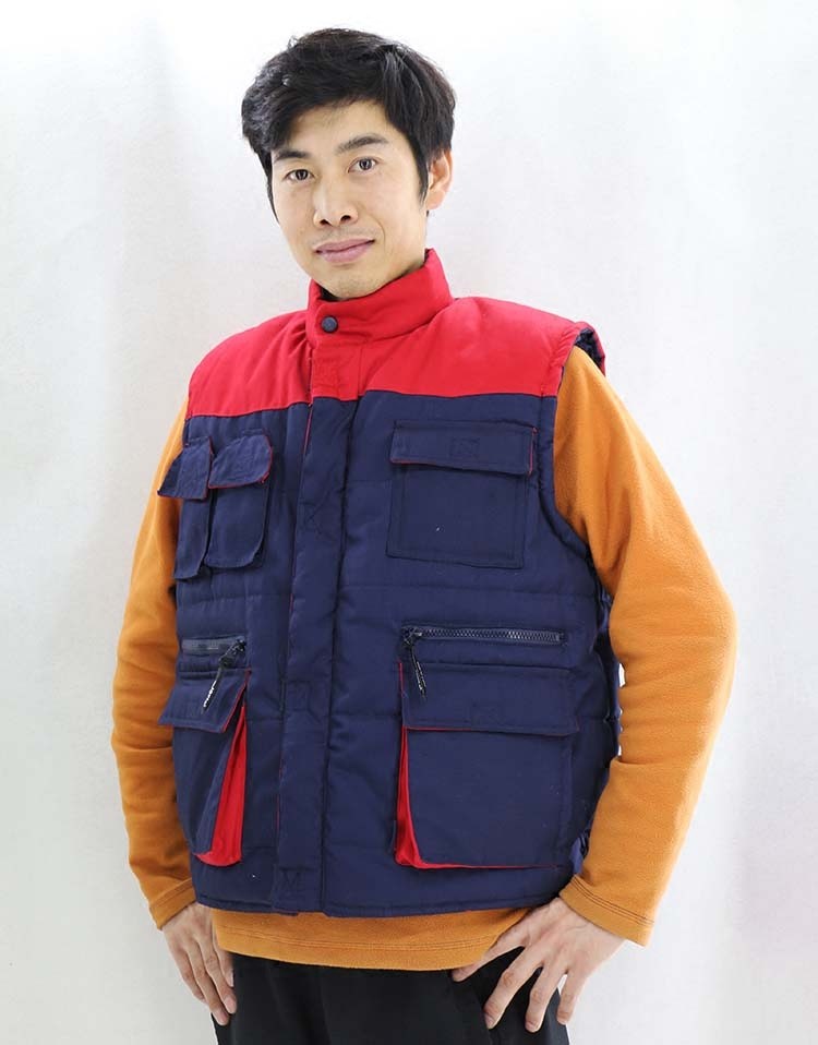 马甲加厚劳保工作服中远船务冬季保暖船厂背心背心