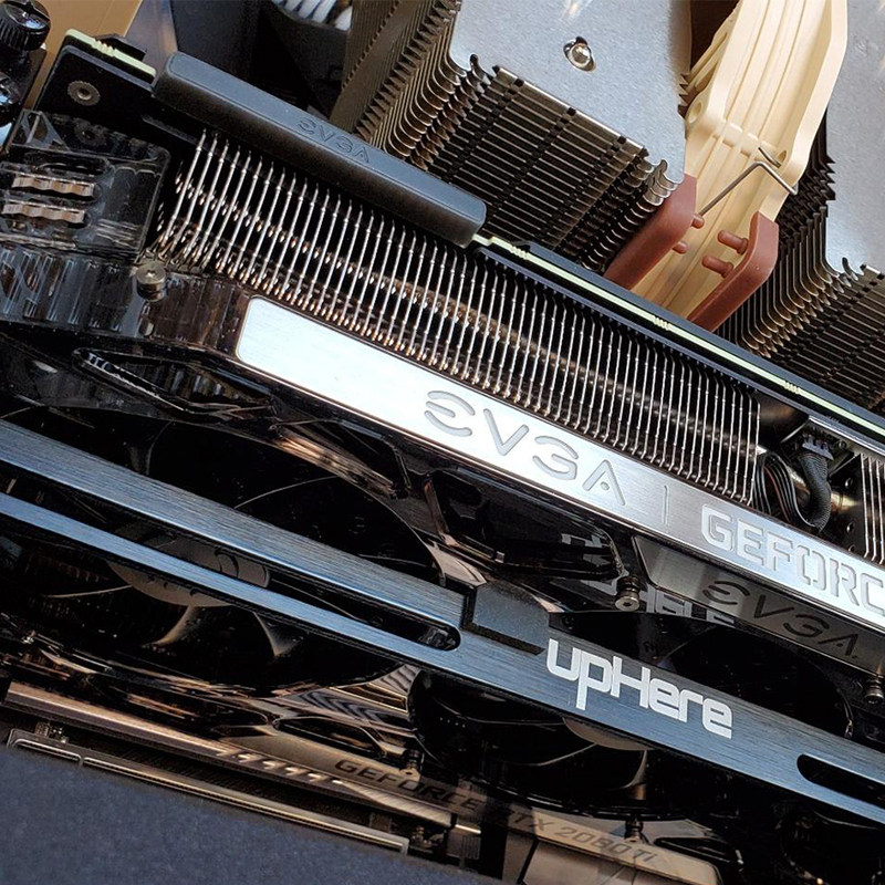 显卡支架电脑机箱主板台式铝合金支撑架华硕装饰aura加长固定包邮