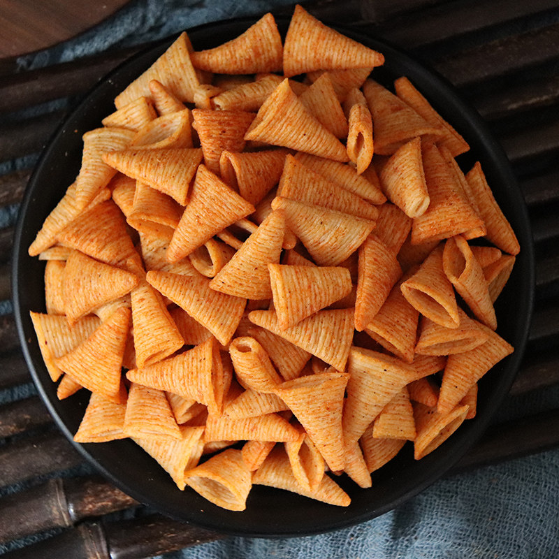 包装小吃酒吧ktv尖角整箱大包零食散装妙脆角膨化食品