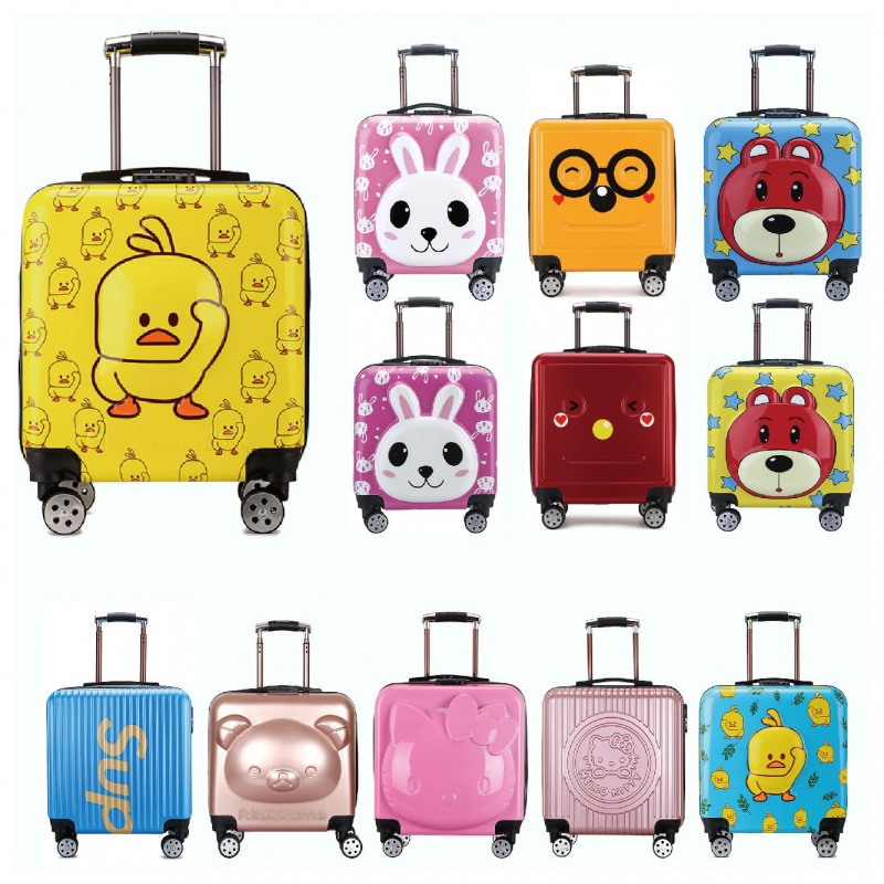 3d立体儿童拉杆箱行李箱男女女孩旅行箱20寸万向拉杆箱