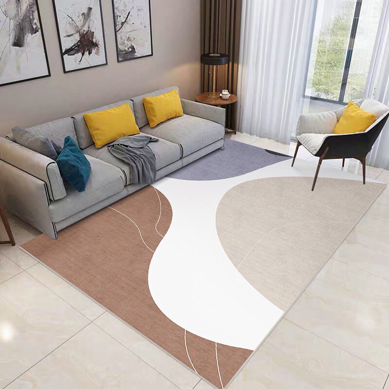 床边地垫可擦洗全屋地毯满铺耐脏大面积房间装饰品少女卧室床前垫