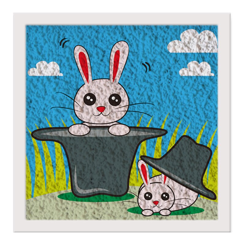 纸浆彩泥画底板十二生肖泥画儿童包儿童材料制作手工制diy