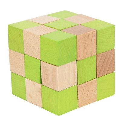 成人儿童益智玩具神龙摆尾魔方木制智力孔明锁九连环解锁