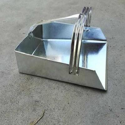 铁撮手提特大号铁皮垃圾加厚簸箕工业用手柄铁铲簸箕