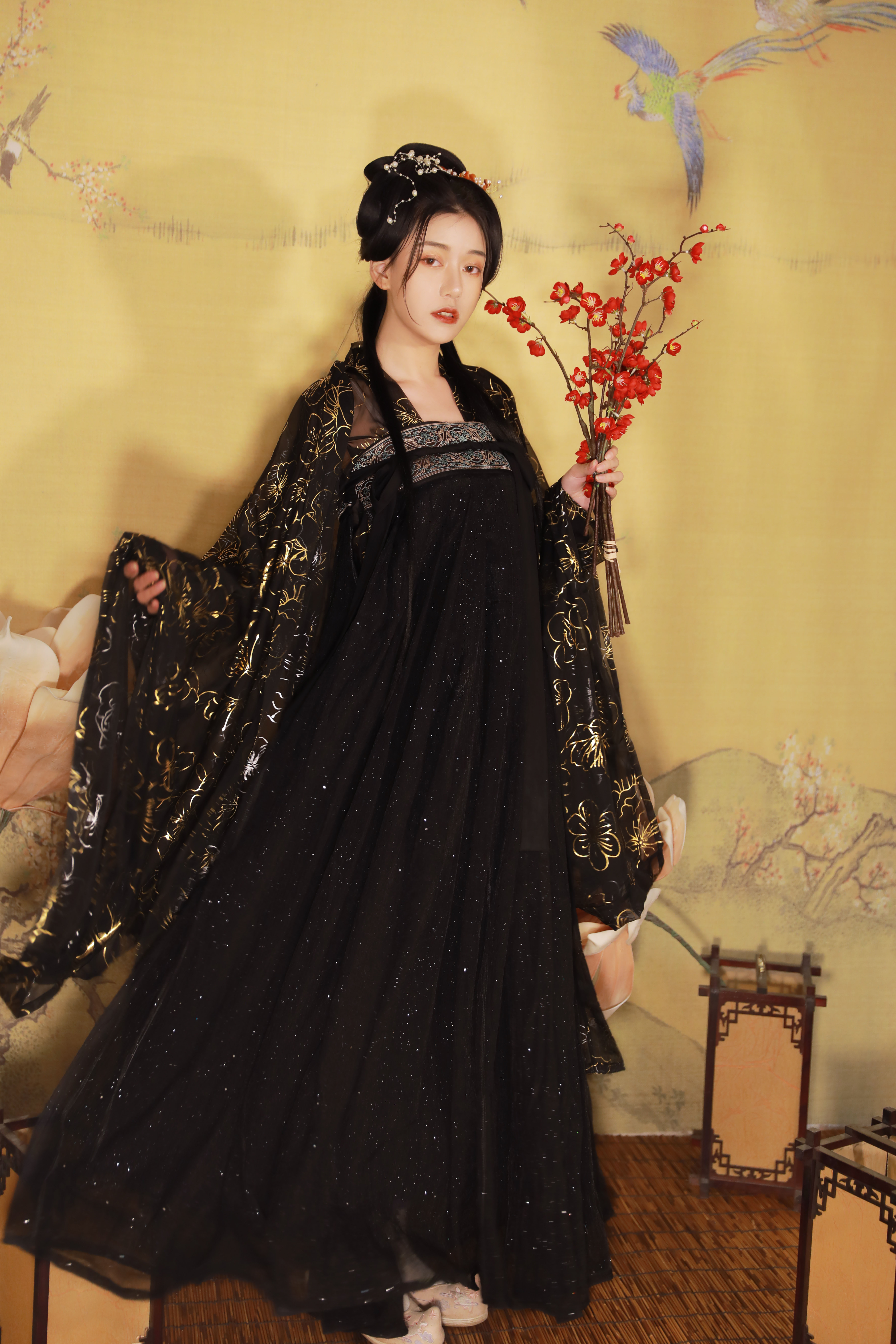 醉美人汉韵阁芙蓉汉服女齐胸襦裙大袖日常清新淡雅民族服装