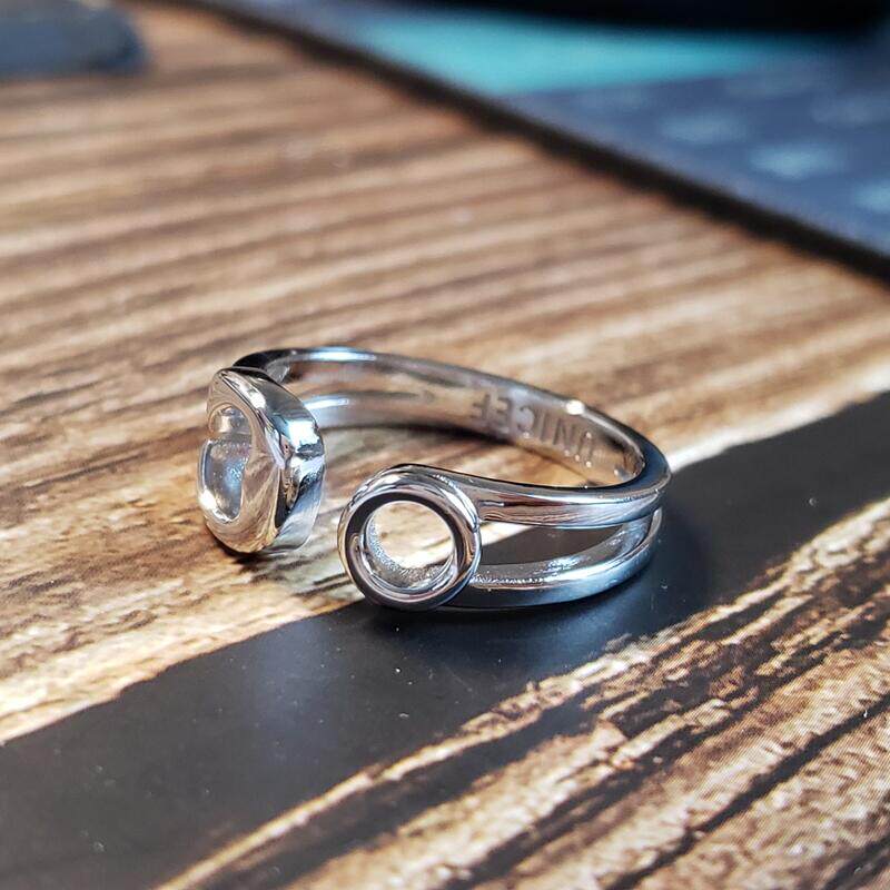 戒指儿童金会纯银定制联合国戒指