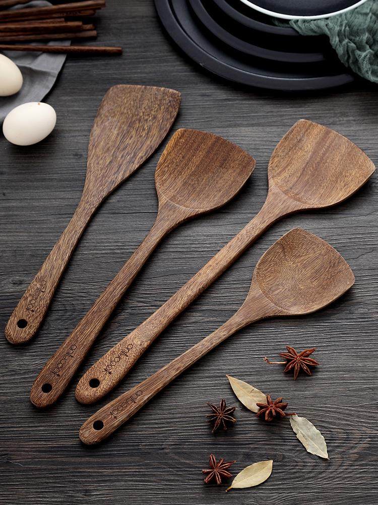 铲子onlycook木铲鸡翅木锅铲炒菜家用木头不粘锅木质木铲