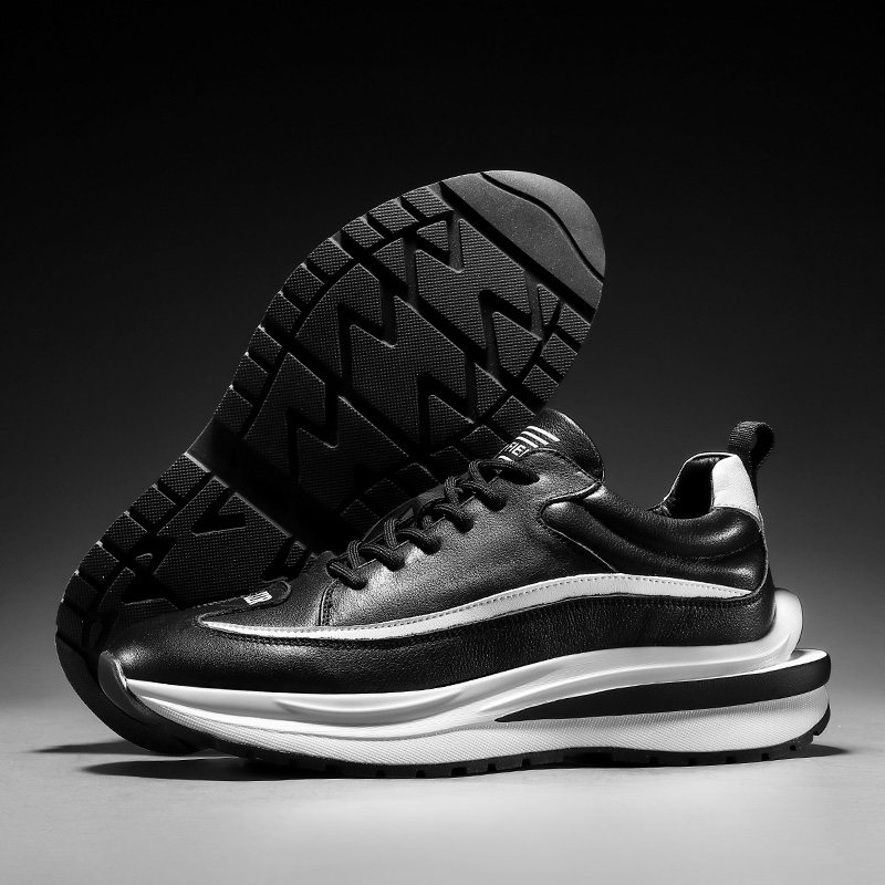 ht皓顿男鞋2021新款春季百搭休闲鞋增高厚底时尚休闲鞋