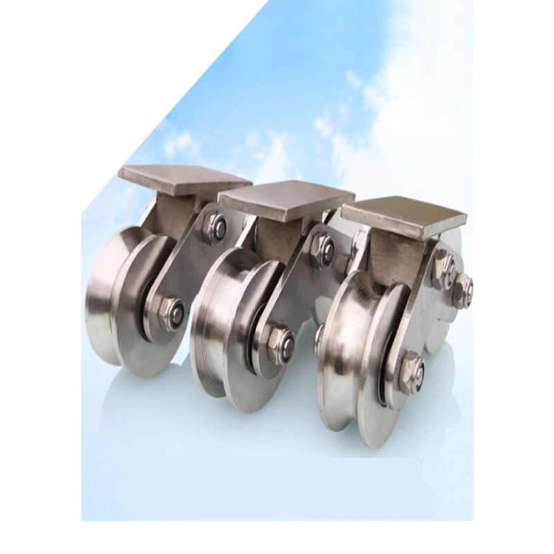 万向304v方管轨道移门角轮起重滑轮轴承钢丝绳滑轮