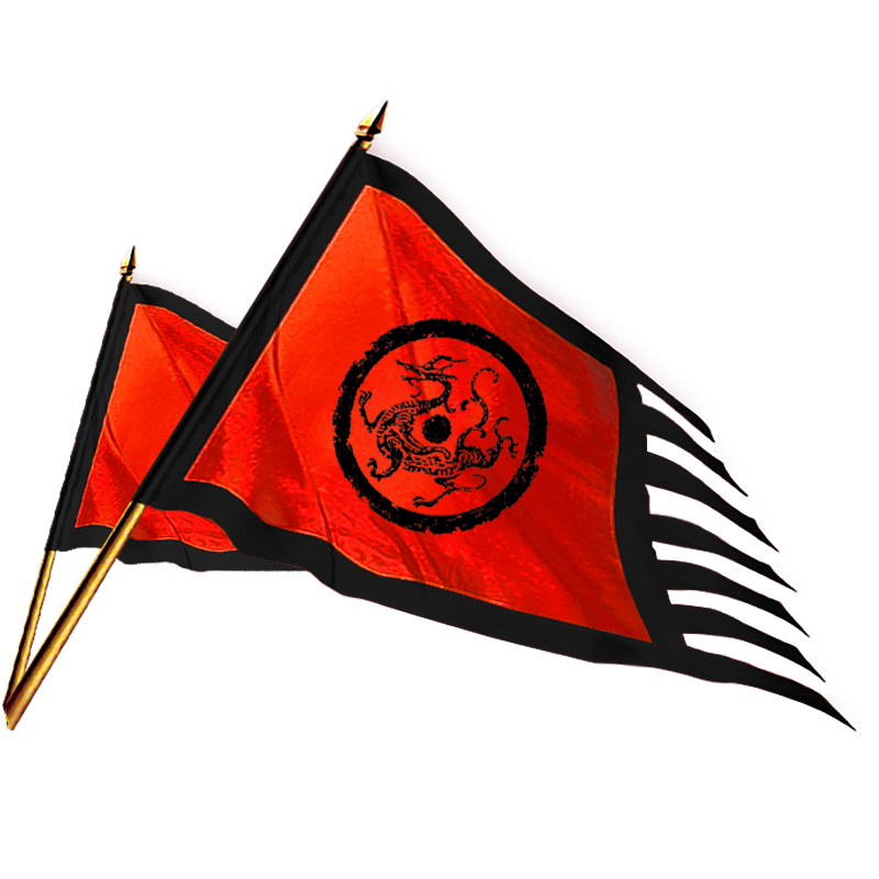 畲族旗帜族旗彩旗仿古定制民族姓氏景区户外广告旗帜