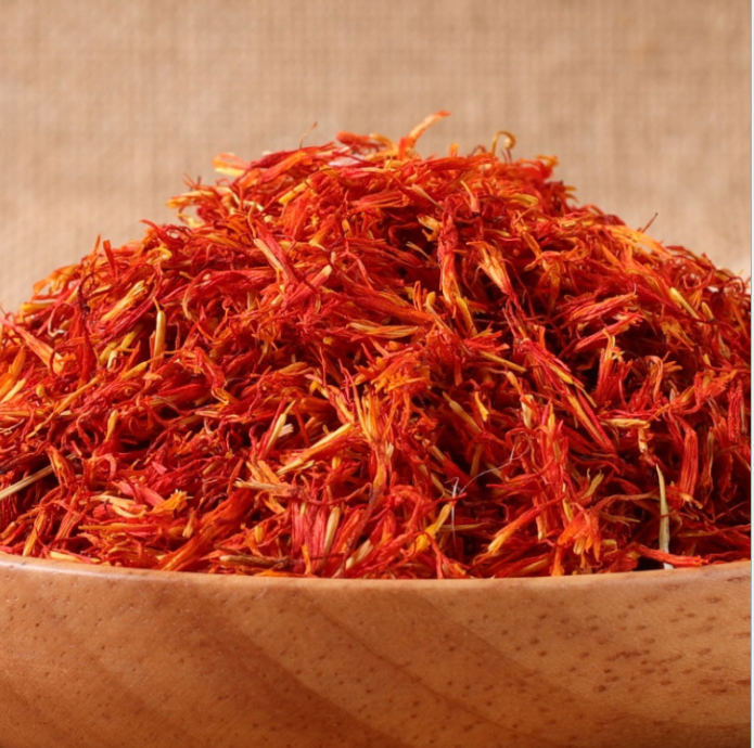 红花新疆花草中药材搭配艾叶泡脚纯净500克包邮其他药食同源食品