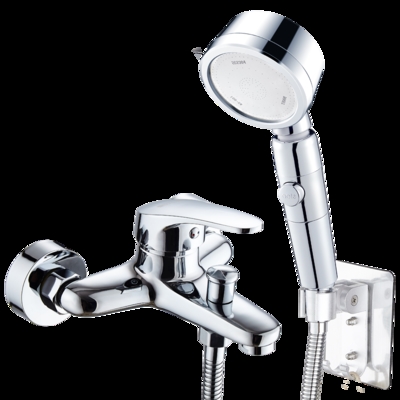 淋浴器混水阀恒温淋浴花洒浴室暗装三联水龙头混合阀开关冷热明装