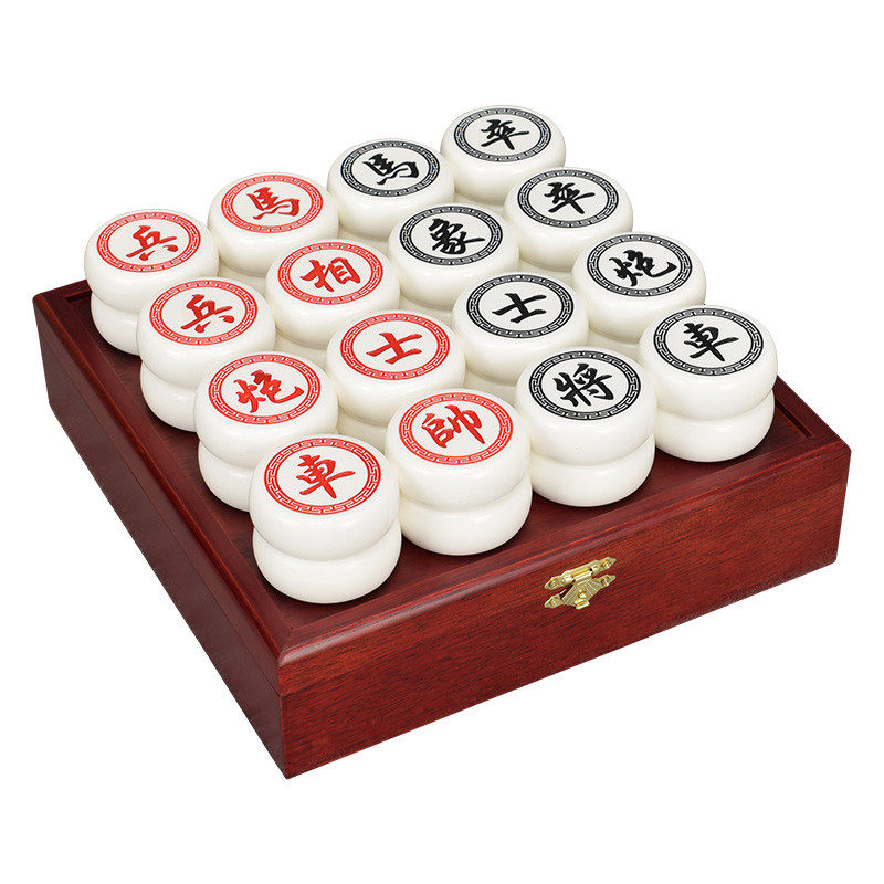 亚克力象棋大号中国象棋像棋塑料耐摔小号橡棋儿童中国象棋