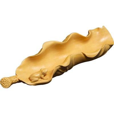 黄杨木创意茶具功夫茶功夫品茶手工艺木雕茶铲禅意木雕