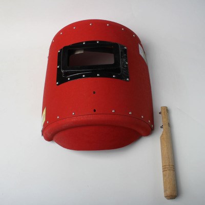 电焊加厚防护氩弧焊接火星防火面具面罩焊工防护面具